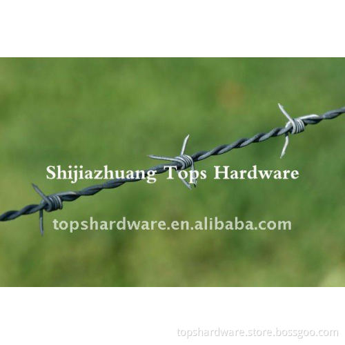 50kg/roll galvanized barbed iron wire